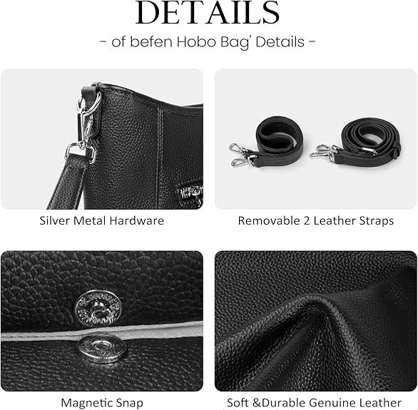 Genuine Leather Hobo Bag - Image 2